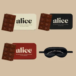 Alice mushroom chocolates