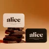 Alice mushroom chocolates