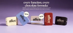 Alice mushroom chocolates